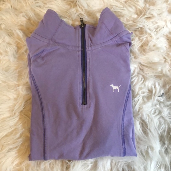 Purple quarter zip hoodie - Picture 2 of 3